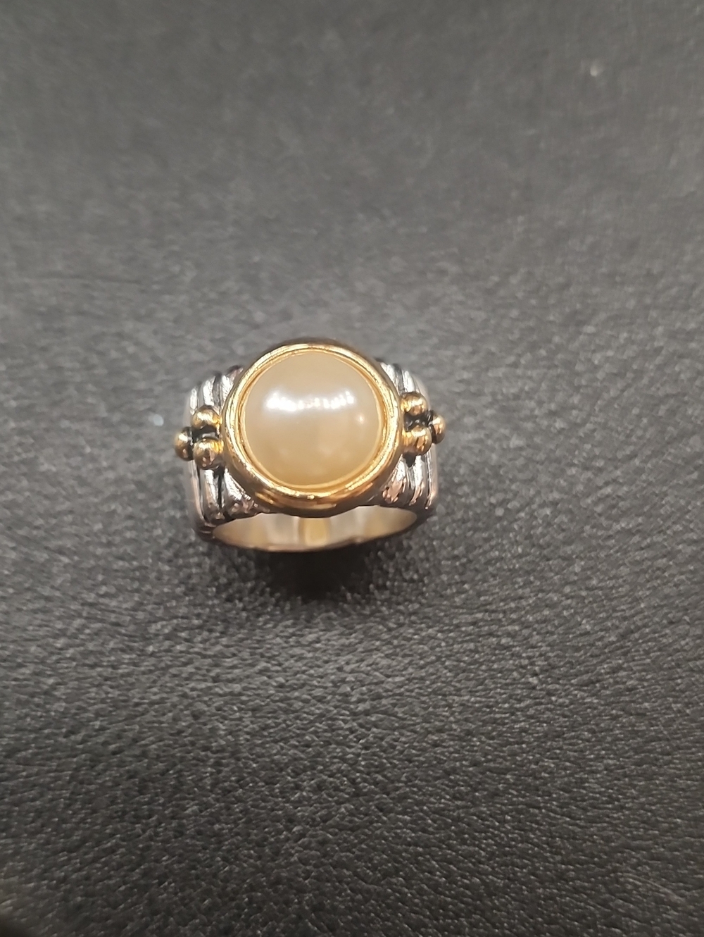 David Yurman Pearl Cabochon Statement Ring